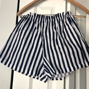 SHEIN striped shorts